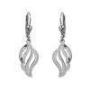 Stříbrné náušnice lístky SILVEGOB30128 Stříbrné náušnice lístky SILVEGOB30128