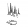 Stenová objímka - nadstavná (250 - 330mm) W3 , ø 120mm, IZOL 50 Stenová objímka - nadstavná (250 - 330mm) W3 , ø 120mm, IZOL 50