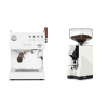 Ascaso Steel DUO PID PLUS, White&Wood + Eureka Mignon Silenzio 55, CR white Ascaso Steel DUO PID PLUS, White&Wood + Eureka Mignon Silenzio 55, CR white