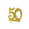 Sviečka na tortu číslica 50 7 5 cm PartyDeco Sviečka na tortu číslica 50 7 5 cm PartyDeco