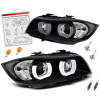 BMW 3 E90 E91 SVETLÁ predné reflektory LED KRÚŽKY 3D H7/H1 BMW 3 E90 E91 SVETLÁ predné reflektory LED KRÚŽKY 3D H7/H1