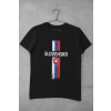 Tričko Slovensko s vlajkou - Čierna Tričko Slovensko s vlajkou - Čierna