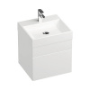 Kúpeľňová skrinka pod umývadlo RAVAK Natural biela vysoko lesklá 500 x 450 x 450 mm X000001051