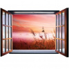 Fototapeta - FT3715 - Okno - západ slnka 201cm x 145cm - Vliesová fototapeta Fototapeta - FT3715 - Okno - západ slnka 201cm x 145cm - Vliesová fototapeta
