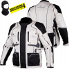Motocyklová bunda HUSAR OCTAN turistická sivá pánska 4XL Motocyklová bunda HUSAR OCTAN turistická sivá pánska 4XL