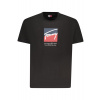 Pánske tričko TOMMY HILFIGER, čierne Nero XL Pánske tričko TOMMY HILFIGER, čierne Nero XL