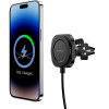 SWISSTEN MagStick COMPACT MAGNETIC CAR HOLDER WITH WIRELESS CHARGER 15W/7,5W(MagSafe compatible) SWISSTEN MagStick COMPACT MAGNETIC CAR HOLDER WITH WIRELESS CHARGER 15W/7,5W(MagSafe compatible)