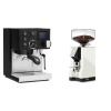 Rancilio Silvia BC PID, black + Eureka Mignon Silenzio 55, CR white Rancilio Silvia BC PID, black + Eureka Mignon Silenzio 55, CR white