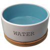 Miska DOG FANTASY keramická bílo-modrá WATER s podtáckem 16 x 6,5 cm 850 ml Miska DOG FANTASY keramická bílo-modrá WATER s podtáckem 16 x 6,5 cm 850 ml