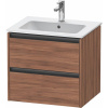 DURAVIT Ketho 2 závesná skrinka pod umývadlo, 2 zásuvky, 610 x 480 x 550 mm, orech prírodný, K25262079790000 DURAVIT Ketho 2 závesná skrinka pod umývadlo, 2 zásuvky, 610 x 480 x 550 mm, orech prírodný, K25262079790000