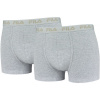 Fila MAN BOXERS 2 PACK sivá Pánske boxerky S Fila MAN BOXERS 2 PACK sivá Pánske boxerky S