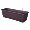 Plastia Samozavlažovací truhlík SIESTA LUX 80x20x19 cm hnedý Plastia Samozavlažovací truhlík SIESTA LUX 80x20x19 cm hnedý