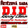 Řetězová sada D.I.D VX X-ring GOLD + kalená řetězová kola Suzuki GSX-R 1000 01-06