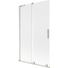 Mexen Velar L vaňa paraván 2-krídlové posuvné 110 x 150 cm, námraza, brúsený nikel - 896-110-003-31-97 Mexen Velar L vaňa paraván 2-krídlové posuvné 110 x 150 cm, námraza, brúsený nikel - 896-110-003-31-97