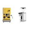 Profitec GO, yellow + Rocket Espresso GIANNINO, chrome/black Profitec GO, yellow + Rocket Espresso GIANNINO, chrome/black