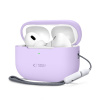 AppleMix Puzdro / obal TECH-PROTECT pre Apple AirPods Pro 1 / 2 + remienok - silikónové - levanduľovo fialové AppleMix Puzdro / obal TECH-PROTECT pre Apple AirPods Pro 1 / 2 + remienok - silikónové - levanduľovo fialové