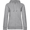 B&C INSPIRE ZIPPED HOOD WOMEN / Dámska mikina s kapucňou - svetlo šedý melír S B&C INSPIRE ZIPPED HOOD WOMEN / Dámska mikina s kapucňou - svetlo šedý melír S