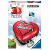 RAVENSBURGER 3D puzzle Srdce Minecraft 54 ks RAVENSBURGER 3D puzzle Srdce Minecraft 54 ks