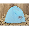 Bavlnená čiapočka Mamatti, Dino park - modrá Bavlnená čiapočka Mamatti, Dino park - modrá