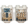 30361pb044 White Brick, Round 2 x 2 x 2 Robot Body (R2-D2) (Bílá cihla, kulaté tělo robota 2 x 2 x 2 se vzorem tmavě hnědých skvrn na obou stranách (R2-D2)) 30361pb044 White Brick, Round 2 x 2 x 2 Robot Body (R2-D2) (Bílá cihla, kulaté tělo robota 2 x 2 x 2 se vzorem tmavě hnědých skvrn na obou stranách (R2-D2))