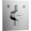 HANSGROHE DuoTurn E batéria pod omietku pre 2 spotrebiče, chróm, 75417000 HANSGROHE DuoTurn E batéria pod omietku pre 2 spotrebiče, chróm, 75417000