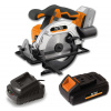 Profi Tools AKU okružná píla M0Y-KT01-18 + AKU batéria 20V 2Ah + rýchlonabíjačka Profi Tools AKU okružná píla M0Y-KT01-18 + AKU batéria 20V 2Ah + rýchlonabíjačka