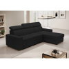 Signal Rozkladacia rohová sedacia súprava MONSUN Pravá Čierná Signal Rozkladacia rohová sedacia súprava MONSUN Pravá Čierná