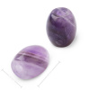 Korálik súdok z minerálu ametyst s veľkým prieťahom na macramé 18x16mm - 1 ks Korálik súdok z minerálu ametyst s veľkým prieťahom na macramé 18x16mm - 1 ks