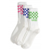 pánske ponožky VANS CLASSIC CHECK CREW CHECKERBOARD 3 PACK PINK FIZZ 42.5-47 pánske ponožky VANS CLASSIC CHECK CREW CHECKERBOARD 3 PACK PINK FIZZ 42.5-47