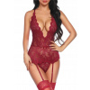 Body Andrea 1508 - červené XL Body Andrea 1508 - červené XL