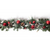 Bellusia Vianočná girlanda červená Girlanda červená Bellusia Vianočná girlanda červená Girlanda červená