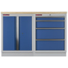 Zostava kvalitných PROFI BLUE dielenských skriniek s pracovnou doskou - MTGS1300BAL07 Zostava kvalitných PROFI BLUE dielenských skriniek s pracovnou doskou - MTGS1300BAL07