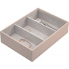 Krabička na šperky Stackers s 3 priehradkami, classic svetloružová Krabička na šperky Stackers s 3 priehradkami, classic svetloružová