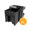 ABCtech MULTIPACK 24 ks - rychlozařezávací keystone Solarix CAT6 UTP SXKJ-6-UTP-BK-NA Component Level a 4PPoE certifikaceRea ABCtech MULTIPACK 24 ks - rychlozařezávací keystone Solarix CAT6 UTP SXKJ-6-UTP-BK-NA Component Level a 4PPoE certifikaceRea
