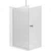 CERANO - Sprchová zástena Walk-in Onyx Top Cube Ľ/P - 8 mm - hranatá vzpera - chróm, mliečne sklo - 70x200 cm CERANO - Sprchová zástena Walk-in Onyx Top Cube Ľ/P - 8 mm - hranatá vzpera - chróm, mliečne sklo - 70x200 cm