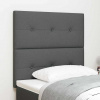 Výškově nastavitelné čelo postele Tmavě šedá 80 cm textil 3337783 Výškově nastavitelné čelo postele Tmavě šedá 80 cm textil 3337783