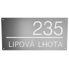 Domové číslo tabuľka 5a Velikost: 40 x 20 cm (XL) - Doporučujeme Domové číslo tabuľka 5a Velikost: 40 x 20 cm (XL) - Doporučujeme