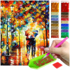Diamantová výšivka diamond painting mozaika pre deti 5d dážď dáždnik pár Diamantová výšivka diamond painting mozaika pre deti 5d dážď dáždnik pár