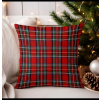 Vianočná dekoračná obliečka na vankúš káro s lurexom 40x40 cm Viacfarebná Vianočná dekoračná obliečka na vankúš káro s lurexom 40x40 cm Viacfarebná