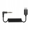 Hollyland HL-35T01 - Špirálový kábel 3.5mm TRS (bočný) na USB-C (rovný) Hollyland HL-35T01 - Špirálový kábel 3.5mm TRS (bočný) na USB-C (rovný)
