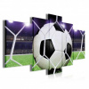 Obraz na plátne viacdielny - OB3826 - Futbalová lopta v sieti 170cm x 100cm - S18 Obraz na plátne viacdielny - OB3826 - Futbalová lopta v sieti 170cm x 100cm - S18
