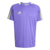 adidas Classic 3 Stripe Sereno pánske tričko Purple/Yellow L adidas Classic 3 Stripe Sereno pánske tričko Purple/Yellow L