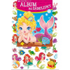 Album na samolepky 16x29 cm + 45 samolepek - mořské panny Album na samolepky 16x29 cm + 45 samolepek - mořské panny