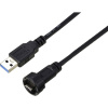 USB konektor TRU COMPONENTS TC-E10T-MT3-MWA/MU3-NWA-0.5PV-S TC-13543592, 0.5 m, 1 ks; TC-13543592 USB konektor TRU COMPONENTS TC-E10T-MT3-MWA/MU3-NWA-0.5PV-S TC-13543592, 0.5 m, 1 ks; TC-13543592