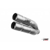MIVV Koncovka výfuku MIVV DOUBLE GUN H.041.LDGX Inox MIVV Koncovka výfuku MIVV DOUBLE GUN H.041.LDGX Inox
