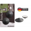 Zarážka na kľučku DOORBUFFER, samolepiaca, doraz na stenu, plastová, za dvere, dverová, šedá, bal. 2 ks Zarážka na kľučku DOORBUFFER, samolepiaca, doraz na stenu, plastová, za dvere, dverová, šedá, bal. 2 ks