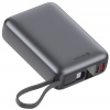 Swissten Power bank 20000 mAh 45W s integrovaným kabelem USB-C / vesmírně stříbrná 22013976 Swissten Power bank 20000 mAh 45W s integrovaným kabelem USB-C / vesmírně stříbrná 22013976