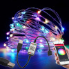 BERGE LED svetelná reťaz - RGB MULTICOLOR - USB - SMART - 5 m BERGE LED svetelná reťaz - RGB MULTICOLOR - USB - SMART - 5 m