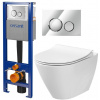 Súprava WC misa s pomaly sa sklápajúcim sedadlom Cersanit City K701-104, podomietkový konšrukcia so splachovacím tlačidlom Cersanit S701-778 Súprava WC misa s pomaly sa sklápajúcim sedadlom Cersanit City K701-104, podomietkový konšrukcia so splachovacím tlačidlom Cersanit S701-778