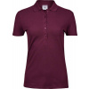 Tee Jays | 145, Dámske luxusné elastické polo, červená wine, M Tee Jays | 145, Dámske luxusné elastické polo, červená wine, M